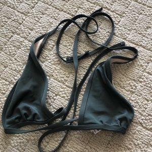 American apparel wrap bikini top